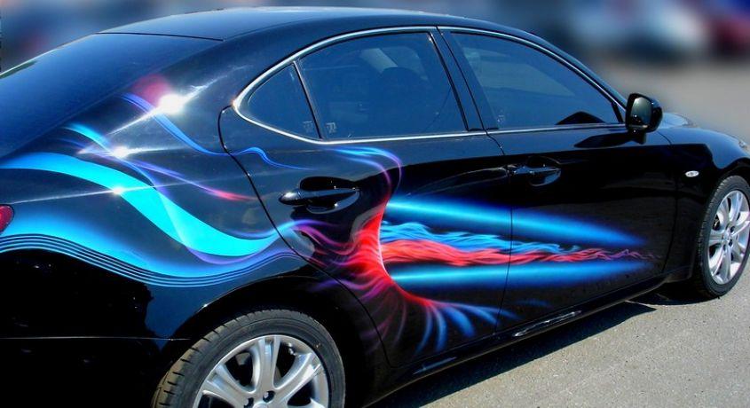 งานพ่นสีรถยนต์ศิลปะละเอียด